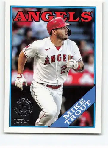2023 Topps Update Series Mike Trout baseball card in 1988 Update Series product