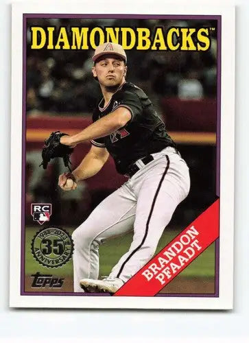 Brandon Pfaadt baseball card from 2023 Topps Update Series, Update Series collectible