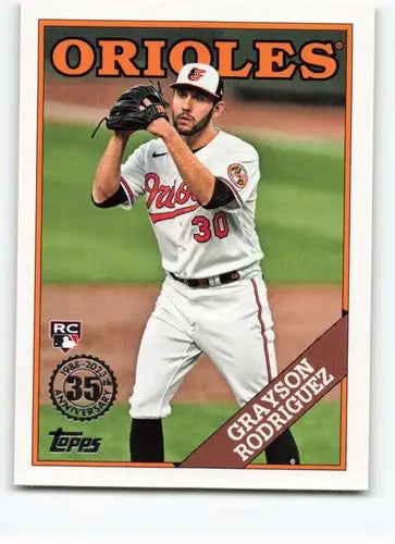 2023 Topps Update Series baseball card of Grayson Rodriguez from Topps Update series