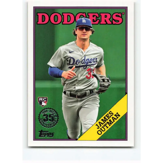 2023 Topps Update Series 1988 Baseball #88US-5 James Outman NM-MT Los Angeles Dodgers Baseball Card - Baseball Card