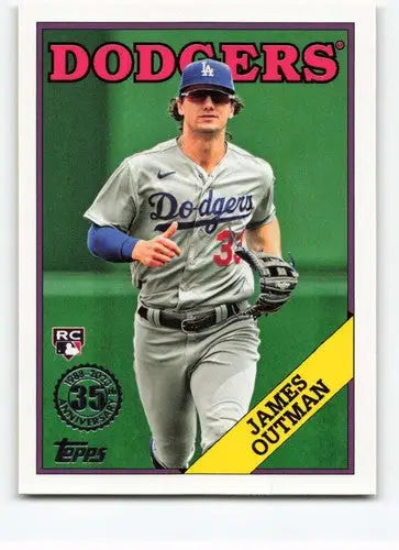 James Outman baseball card from 2023 Topps Update Series with original gloss