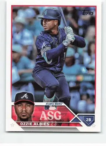 2023 Topps Update Series All-Star Game #ASG-28 Ozzie Albies NM-MT Brave ID:67622 - Baseball Card Single