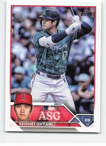 2023 Topps Update Series All-Star Game #ASG-6 Shohei Ohtani NM-MT Angel ID:73727 - Baseball Card Single