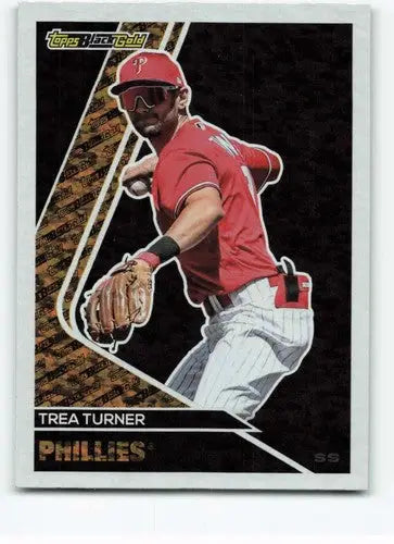 2023 Topps Update Series Black Gold #BG-22 Trea Turner NM-MT Phillies ID:63802 - Baseball Card Single