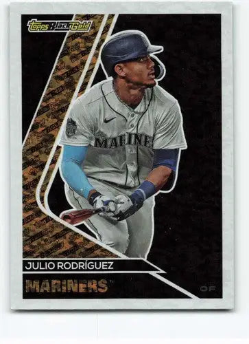 2023 Topps Update Series Black Gold #BG-25 Julio Rodriguez NM Near Mint ID:65604 - Baseball Card Single