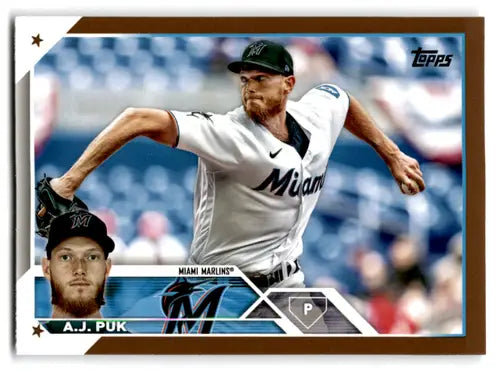 2023 Topps Update Series Gold #US19 A.J. Puk NM Near Mint 1524/2023 Mar ID:65588 - Baseball Card Single