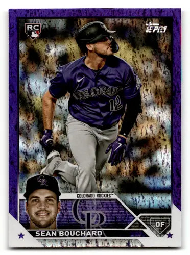 2023 Topps Update Series Purple Foil #US216 Sean Bouchard NM-MT RC Rook ID:63806 - Baseball Card Single