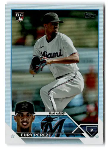 2023 Topps Update Series Rainbow Foil #US139 Eury Perez NM-MT RC Rookie ID:66993 - Baseball Card Single