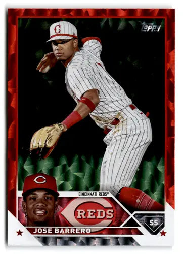 2023 Topps Update Series Red Foil #US273 Jose Barrero NM-MT 031/199 Red ID:67620 - Baseball Card Single