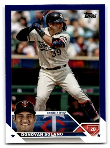 2023 Topps Update Series Royal Blue #US106 Donovan Solano NM Near Mint ID:65596 - Baseball Card Single