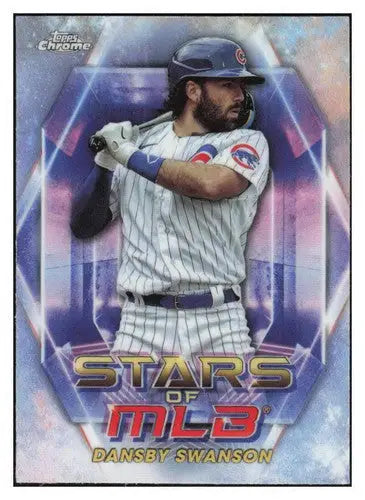 2023 Topps Update Series Stars of MLB Chrome Refractor #SMLBC-68 Dansby ID:73737 - Baseball Card Single