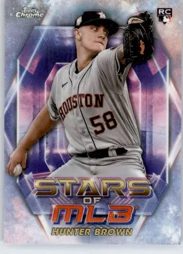 2023 Topps Update Series Stars of MLB Chrome Refractor #SMLBC-74 Hunter ID:67626 - Baseball Card Single
