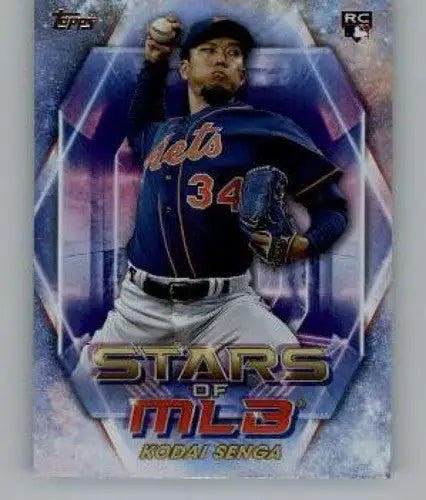 2023 Topps Update Series Kodai Senga baseball card with original gloss, Mets collectible