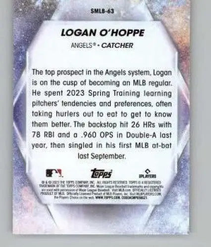 2023 Topps Update Series Stars of MLB #SMLB-63 Logan O’Hoppe NM-MT Ange ID:67612 - Baseball Card Single