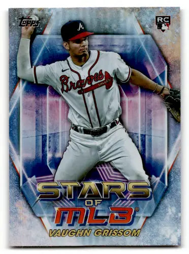 Vaughn Grissom baseball card from 2023 Topps Update Series Stars of MLB with original gloss