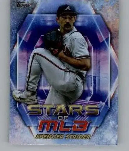 2023 Topps Update Series Stars of MLB #SMLB-65 Spencer Strider NM Near ID:65613 - Baseball Card Single