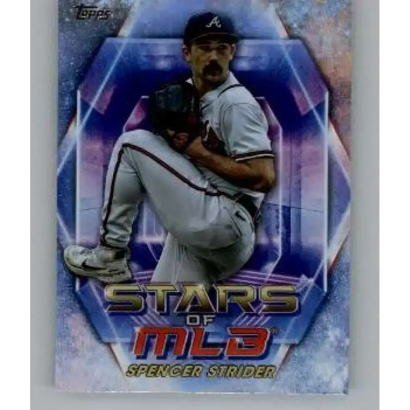 2023 Topps Update Series Stars of MLB #SMLB-65 Spencer Strider NM-MT Atlanta Braves Baseball Card - Baseball Card Single