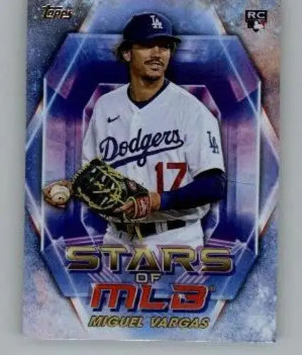 2023 Topps Update Series Stars of MLB #SMLB-74 Miguel Vargas NM-MT Dodg ID:66998 - Baseball Card Single