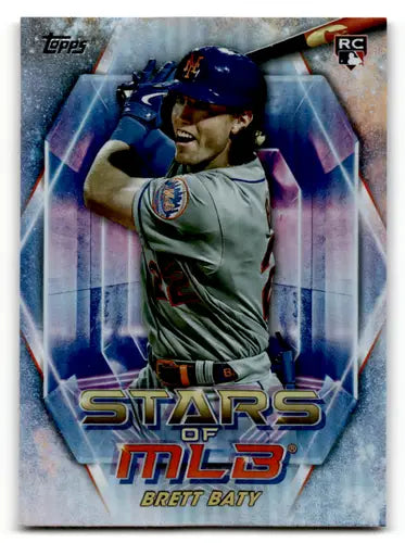 2023 Topps Update Series Stars of MLB #SMLB-77 Brett Baty NM-MT Mets ID:63811 - Baseball Card Single