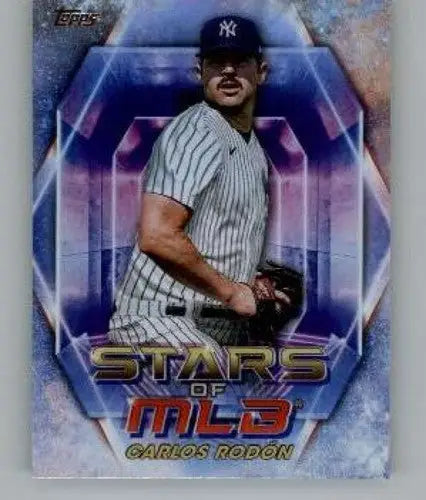 Carlos Rodon baseball card from 2023 Topps Update Series Stars of MLB