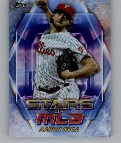 2023 Topps Update Series Stars of MLB #SMLB-81 Aaron Nola NM-MT Phillie ID:73743 - Baseball Card Single