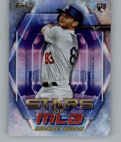 Baseball trading card from 2023 Topps Update Series featuring Michael Busch Dodgers