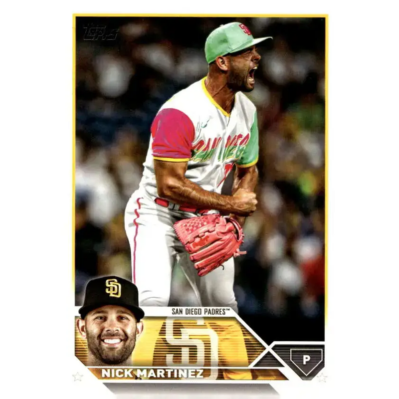2023 Topps Update Series #US10 Nick Martinez NM-MT San Diego Padres Baseball Card - Baseball Card Single