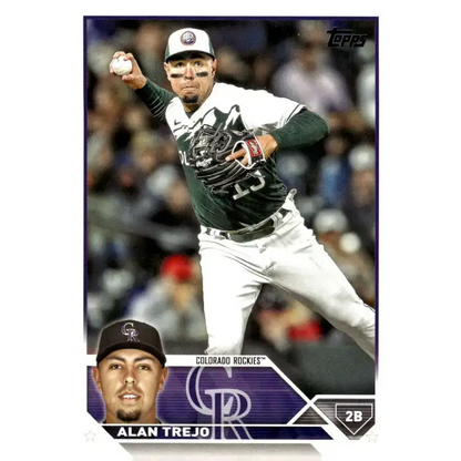 2023 Topps Update Series #US104 Alan Trejo NM-MT Colorado Rockies Baseball Card - Baseball Card