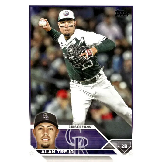 2023 Topps Update Series #US104 Alan Trejo NM-MT Colorado Rockies Baseball Card - Baseball Card