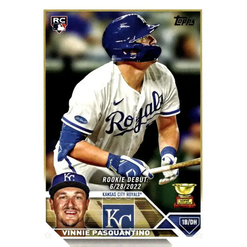 2023 Topps Update Series #US110 Vinnie Pasquantino NM-MT Kansas City Royals Baseball Card - Baseball Card Single