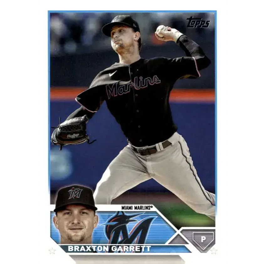 2023 Topps Update Series #US113 Braxton Garrett NM-MT Miami Marlins Baseball Card - Baseball Card
