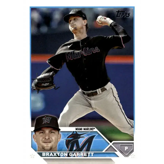 2023 Topps Update Series #US113 Braxton Garrett NM-MT Miami Marlins Baseball Card - Baseball Card