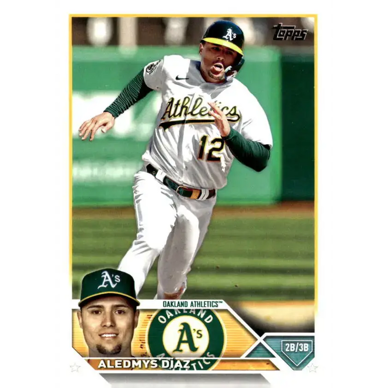 2023 Topps Update Series #US118 Aledmys Diaz NM-MT Oakland Athletics Baseball Card - Baseball Card Single