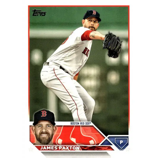 2023 Topps Update Series #US119 James Paxton NM-MT Boston Red Sox Baseball Card - Baseball Card Single