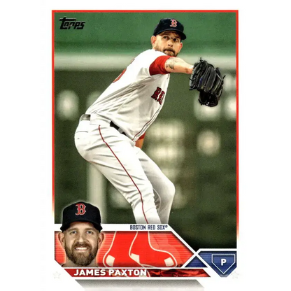 2023 Topps Update Series #US119 James Paxton NM-MT Boston Red Sox Baseball Card - Baseball Card