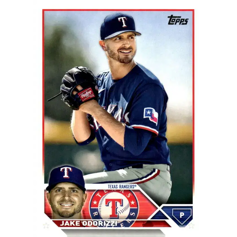 2023 Topps Update Series #US120 Jake Odorizzi NM-MT Texas Rangers Baseball Card - Baseball Card Single