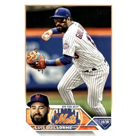 2023 Topps Update Series #US121 Luis Guillorme NM-MT New York Mets Baseball Card - Baseball Card