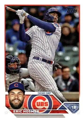 2023 Topps Update Series US125 Eric Hosmer baseball card with original gloss near mint