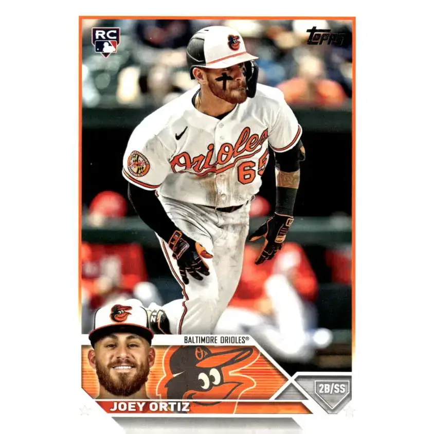 2023 Topps Update Series #US126 Joey Ortiz NM-MT RC Rookie Baltimore Orioles Baseball Card - Baseball Card Single