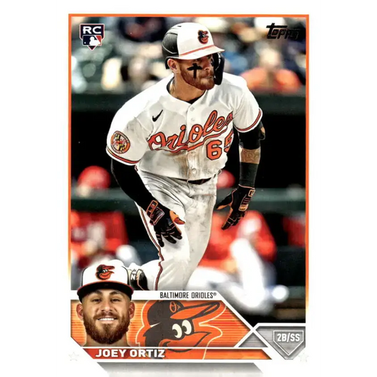 2023 Topps Update Series #US126 Joey Ortiz NM-MT RC Rookie Baltimore Orioles Baseball Card - Baseball Card Single
