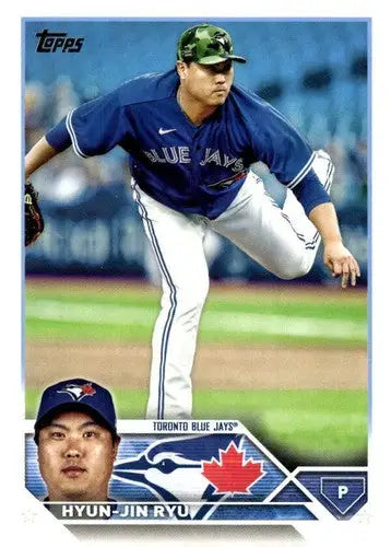 2023 Topps Update Series #US128 Hyun-Jin Ryu NM-MT Blue Jays ID:63824 - Baseball Card Single