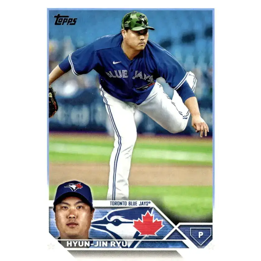 2023 Topps Update Series #US128 Hyun-Jin Ryu NM-MT Toronto Blue Jays Baseball Card - Baseball Card