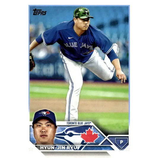 2023 Topps Update Series #US128 Hyun-Jin Ryu NM-MT Toronto Blue Jays Baseball Card - Baseball Card Single