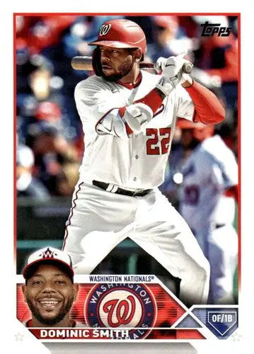 2023 Topps Update Series #US130 Dominic Smith NM-MT Nationals ID:67657 - Baseball Card Single