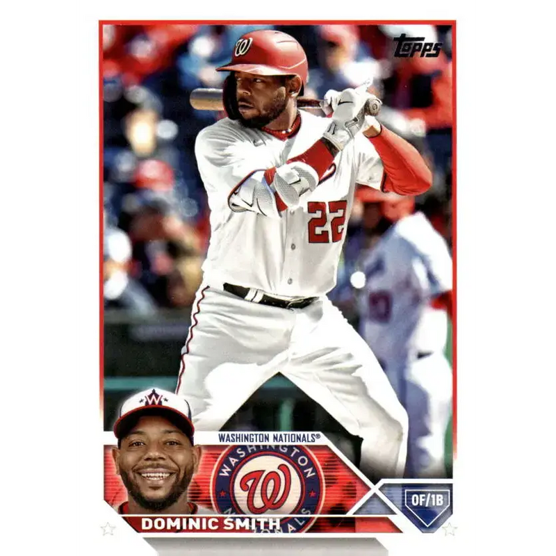 2023 Topps Update Series #US130 Dominic Smith NM-MT Washington Nationals Baseball Card - Baseball Card Single