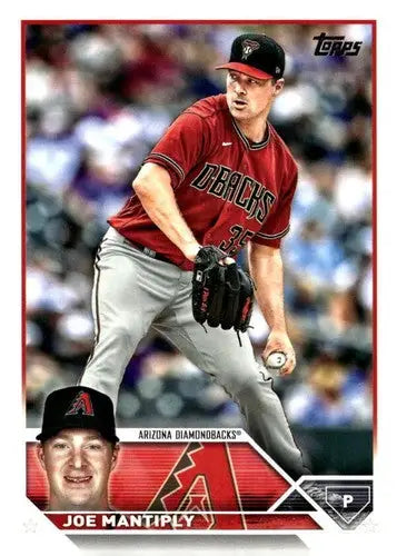 Baseball card of US131 Joe Mantiply from 2023 Topps Update Series Diamondbacks
