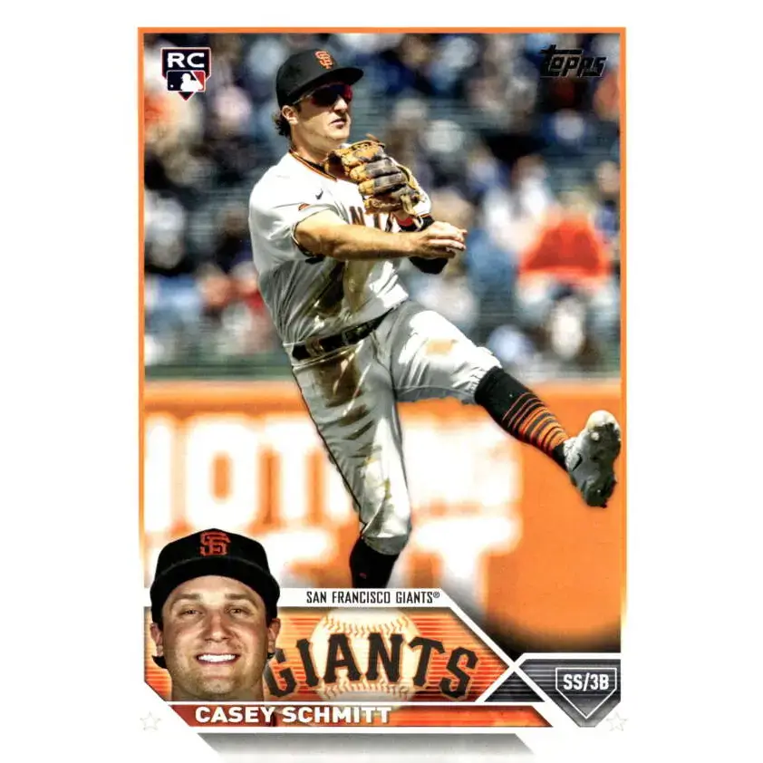 2023 Topps Update Series #US133 Casey Schmitt NM-MT RC Rookie San Francisco Giants Baseball Card - Baseball Card