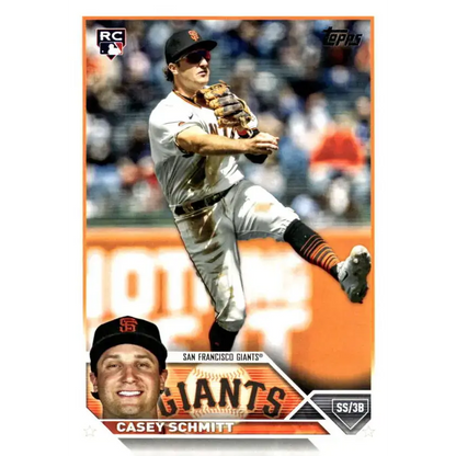 2023 Topps Update Series #US133 Casey Schmitt NM-MT RC Rookie San Francisco Giants Baseball Card - Baseball Card