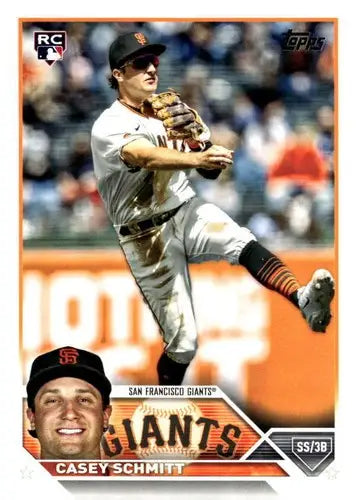 2023 Topps Update Series #US133 Casey Schmitt NM Near Mint RC Rookie Gi ID:66953 - Baseball Card Single
