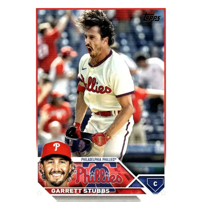 2023 Topps Update Series #US137 Garrett Stubbs NM-MT Philadelphia Phillies Baseball Card - Baseball Card Single